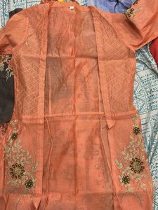 Embroidered Silk Blend 3 piece set