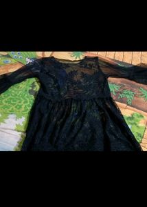 New Soft Net pretty black top upto XL