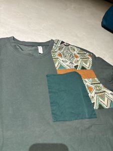 Unique Boho Pocket T-Shirt