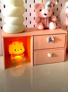 Vase Stand With 2 Drawers Handmade