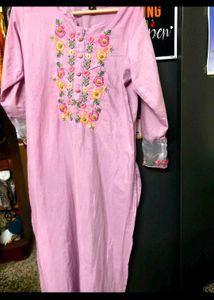 Embroidered Kurta Set for Women