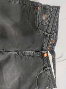 New Rfox 42 size Men's Charcoal Wash Jeans