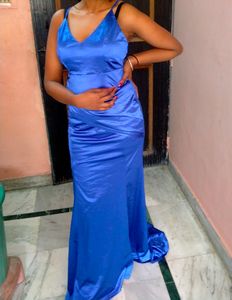 Satin Flared Dress