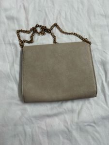 Allen Solly Beige Casual Sling Bag.