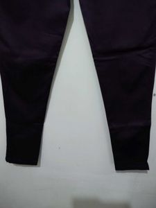Cottifab Purple Trouser slim or taper fit pant