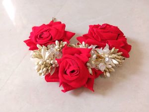 Red Rose Hair Accessory