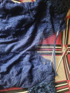Elegant Navy Lace Dress urbanic