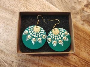 Boho Mandala Earrings