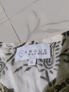 Hand Work Party Brand Short Kurti