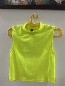 Neon Green Sleeveless Top