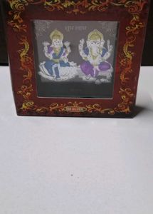 Lakshmi Ganesh Silver Frame