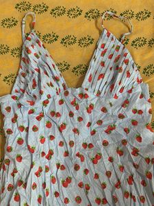 Zara printed midi dress