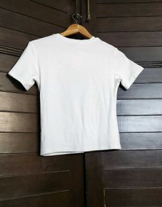 Classic White Crew Neck T-Shirt