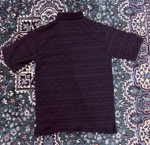 Zara Men's Textured Short Sleeve Shirt