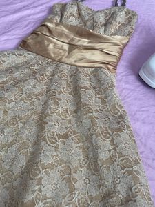 Elegant Gold Dress.