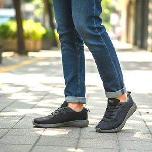 Stylish Black Men's Casual Sneakers