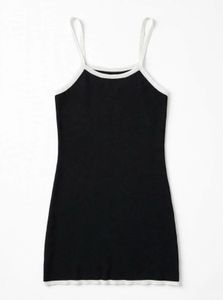 Black Spaghetti Strap Dress