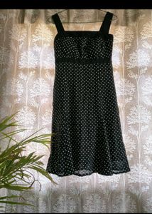 Chic Polka Dot Flared Dress