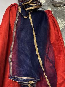 Embellished Blue Kurta and bell bottom palazzo