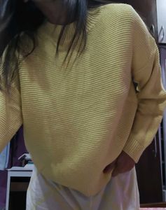 Yellow Knit Sweater