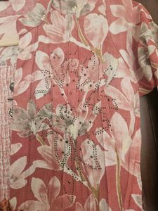 Boho Floral Print Kurta Set XL