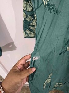 Green Kurta Pant Set