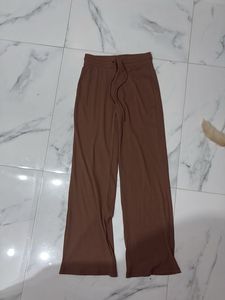 Brown Wide Leg Lounge Pants