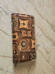 Vintage Brown Patterned Wallet