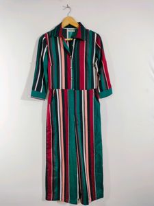 Multicolour Striped Jumpsuit (Women's)