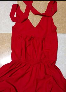 Backless Red Dress ❤️‍🔥🩸