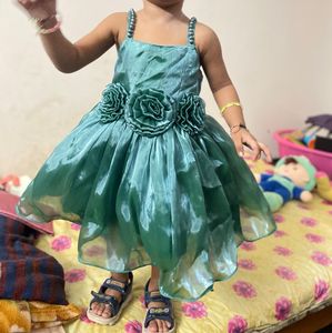 Sparkly Flower Girl Dress