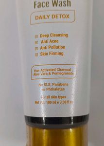 Pavitra Plus Organic Activated Charcoal Face Wash