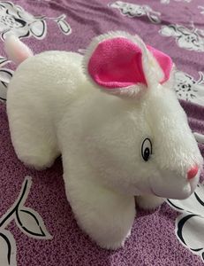 Cute White Plush Bunny Toy