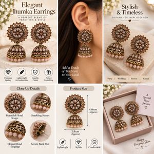 Beautiful Jhumka Earrings