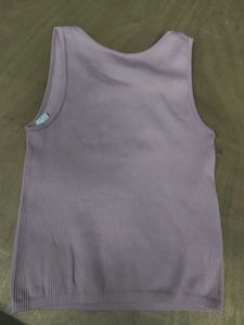 MAX Ribbed Lilac Tank Top