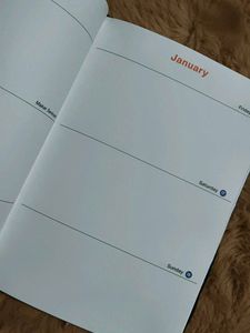 Scooboo daily 12 month Planner