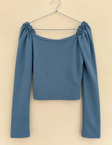 Ruched Long Sleeve Top