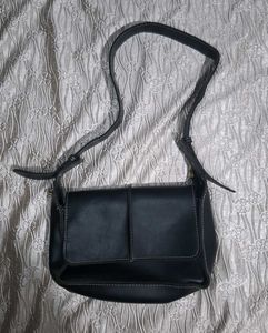 Classic Black Shoulder Bag