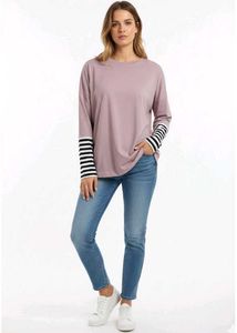 Layered Sleeve Top - Trendy Style
