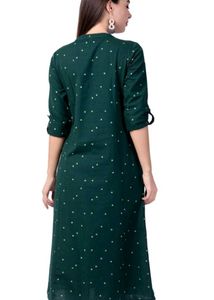 Green Polka Dot Kurta