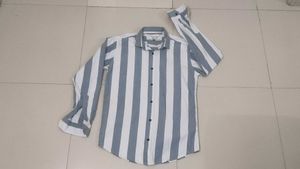 Men's Striped Casual Shirt