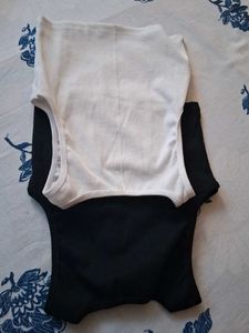 Set of 2 Ribbed Tank Tops