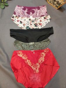 Lace Trim Panties Pack✨