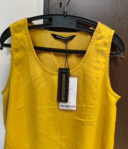 New Provogue Sleeveless Yellow Top