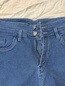 Blue Denim Shorts