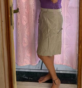A Light Grey Skirt Rarely Used