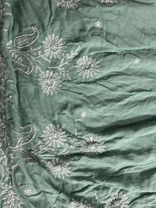 Green Embroidered Dress
