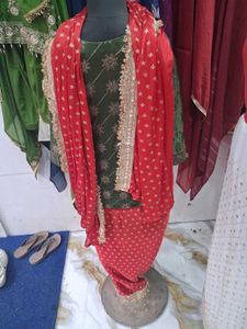 brand new kurta dhoti set never used with duppata