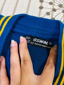 Blue Vest Sweater