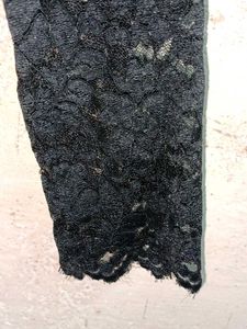 Eegant Black Lace Top Layered